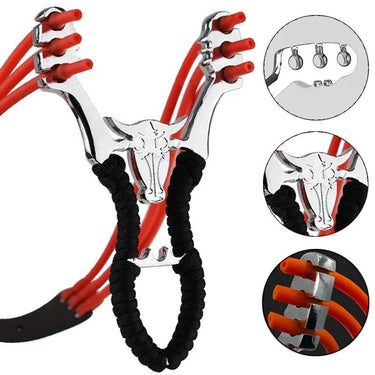 Professional Alloy Slingshot with Thick Strap - InspiredGrabs.com